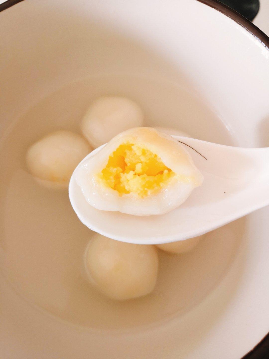 金沙奶黄汤圆