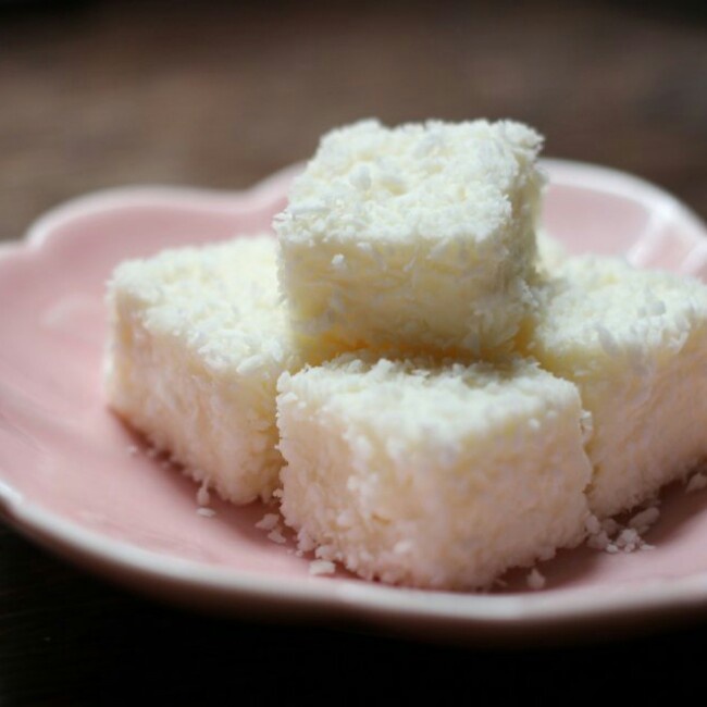 贪吃鹿做的椰汁雪花糕