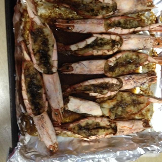 烤阿根廷大虾的做法