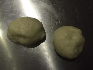 天然酵种麻薯夹心抹茶软欧~红豆肉松味的做法 步骤4