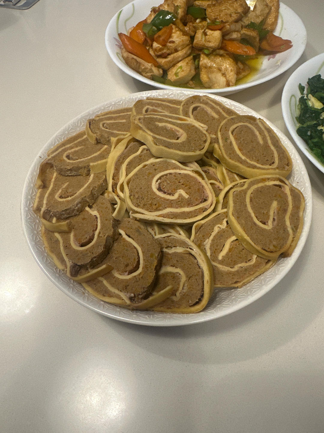 千张豆腐皮猪肉卷