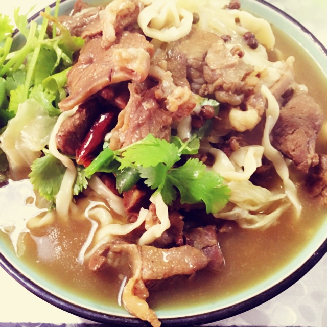 红焖羊肉面