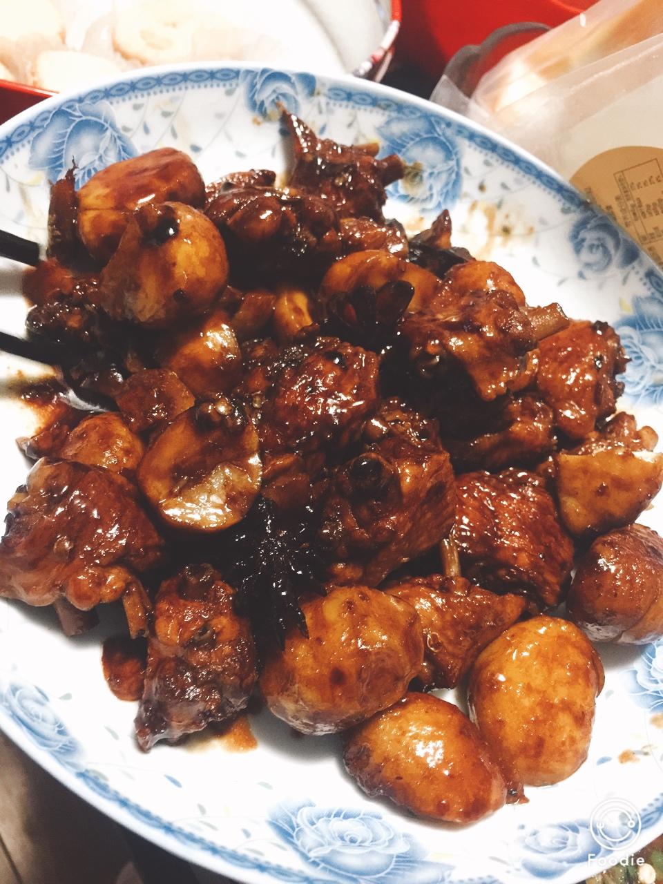 板栗烧鸡翅