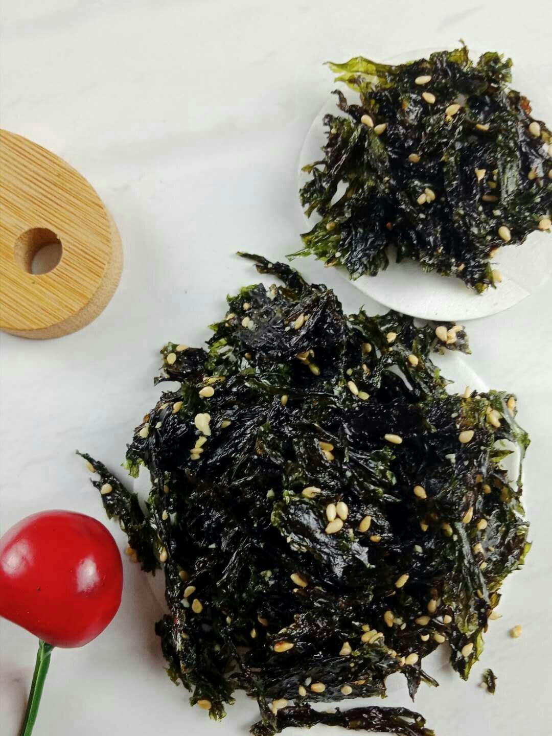 网红小零食～15种夹心海苔脆（婴儿版，儿童版，成人版）