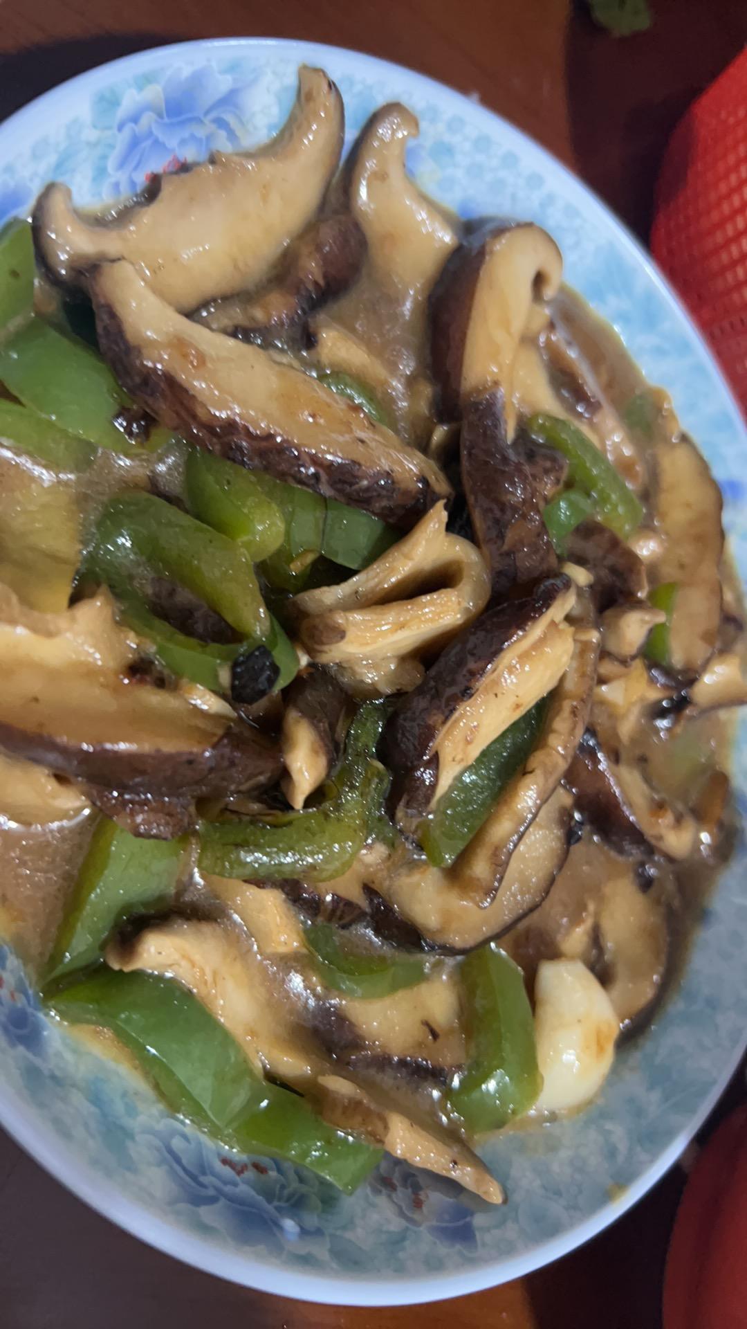 香菇这样炒比肉都好吃😋素炒香菇