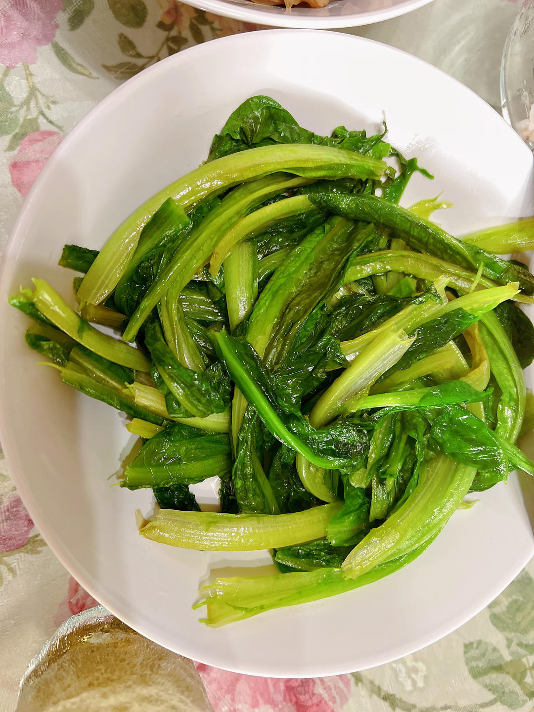 清炒油麦菜