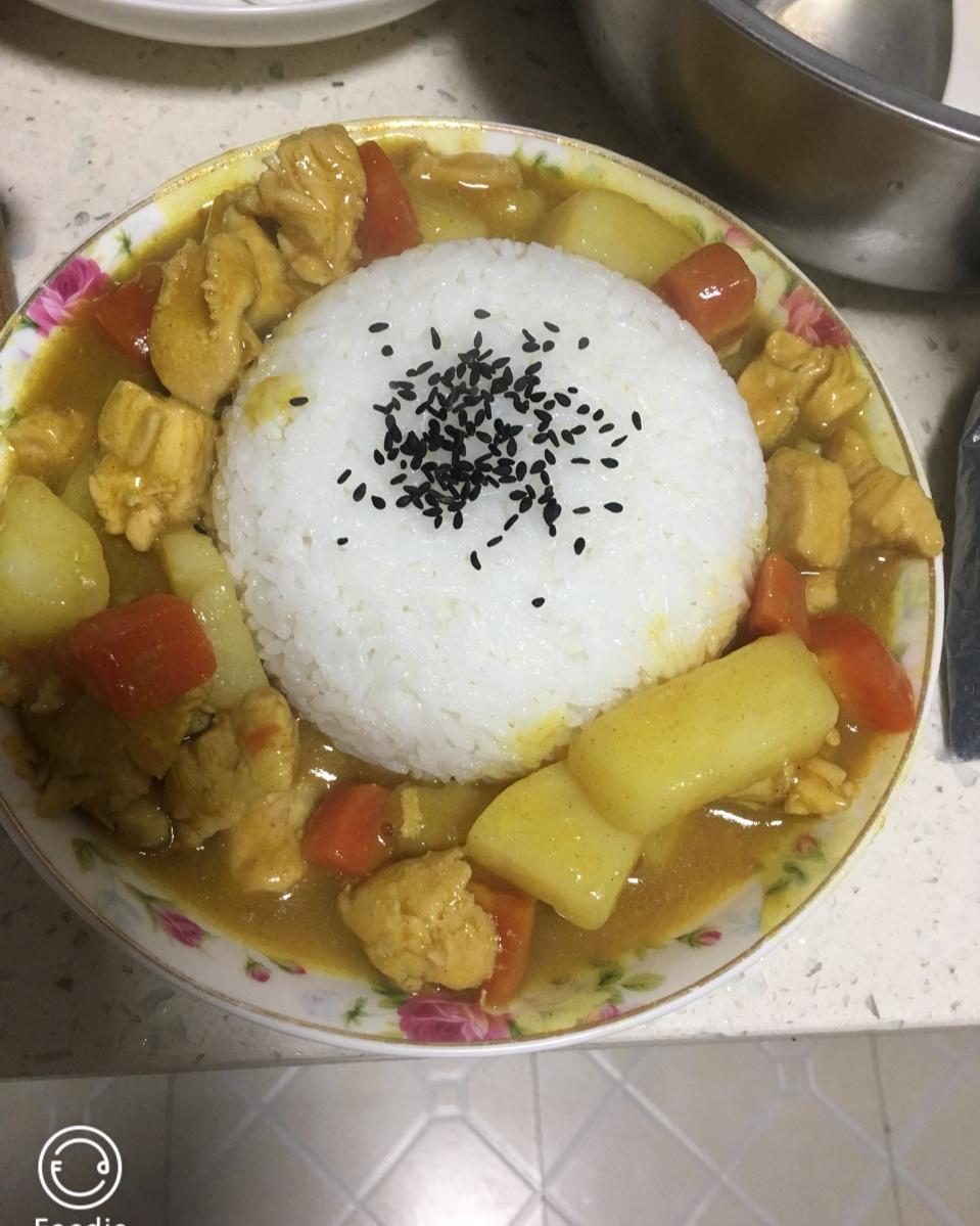 咖喱鸡肉饭