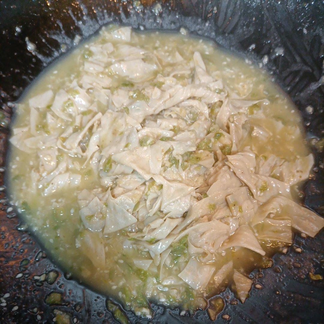 老式拌豆皮（小时候的味道）