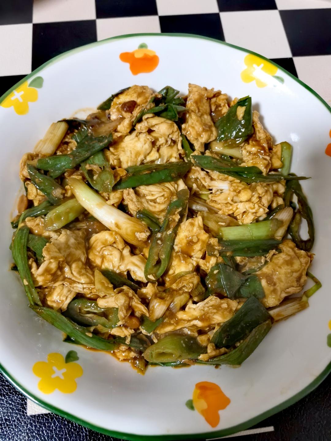 超下饭的大葱炒鸡蛋