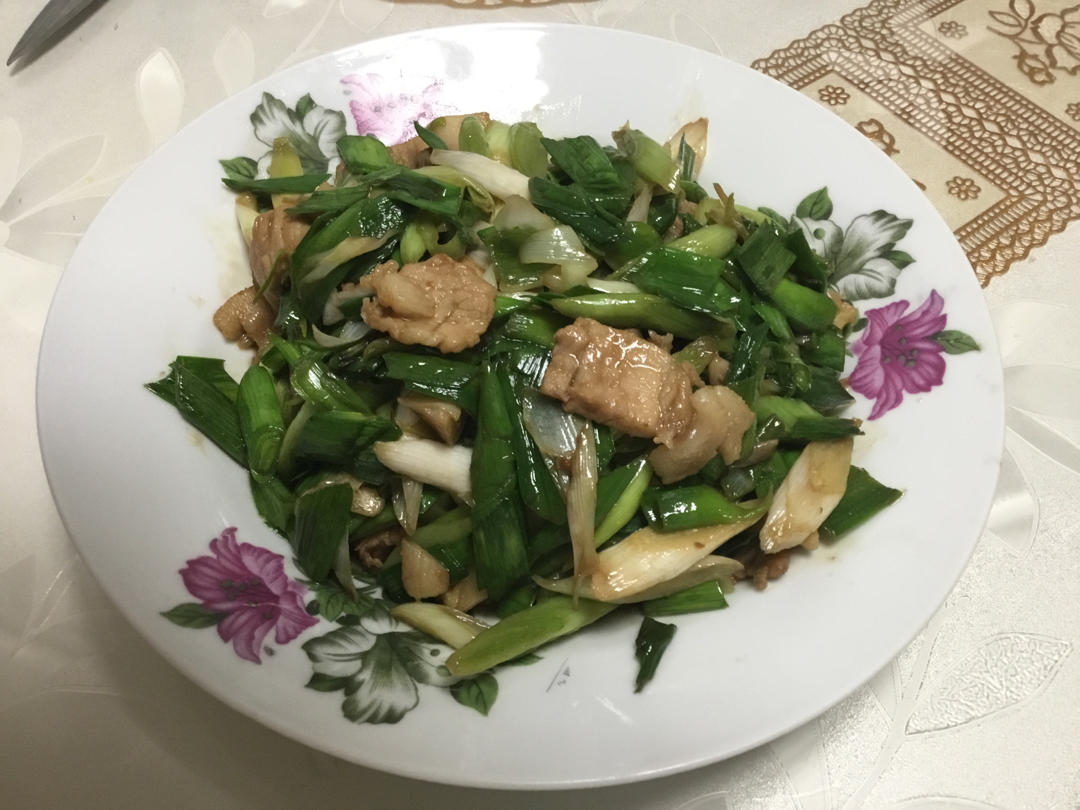 青蒜炒肉