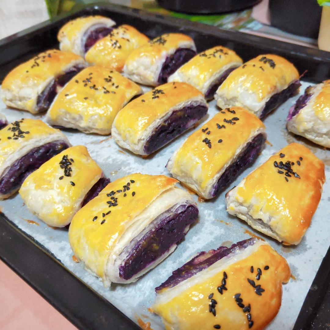 超级快速的紫薯酥