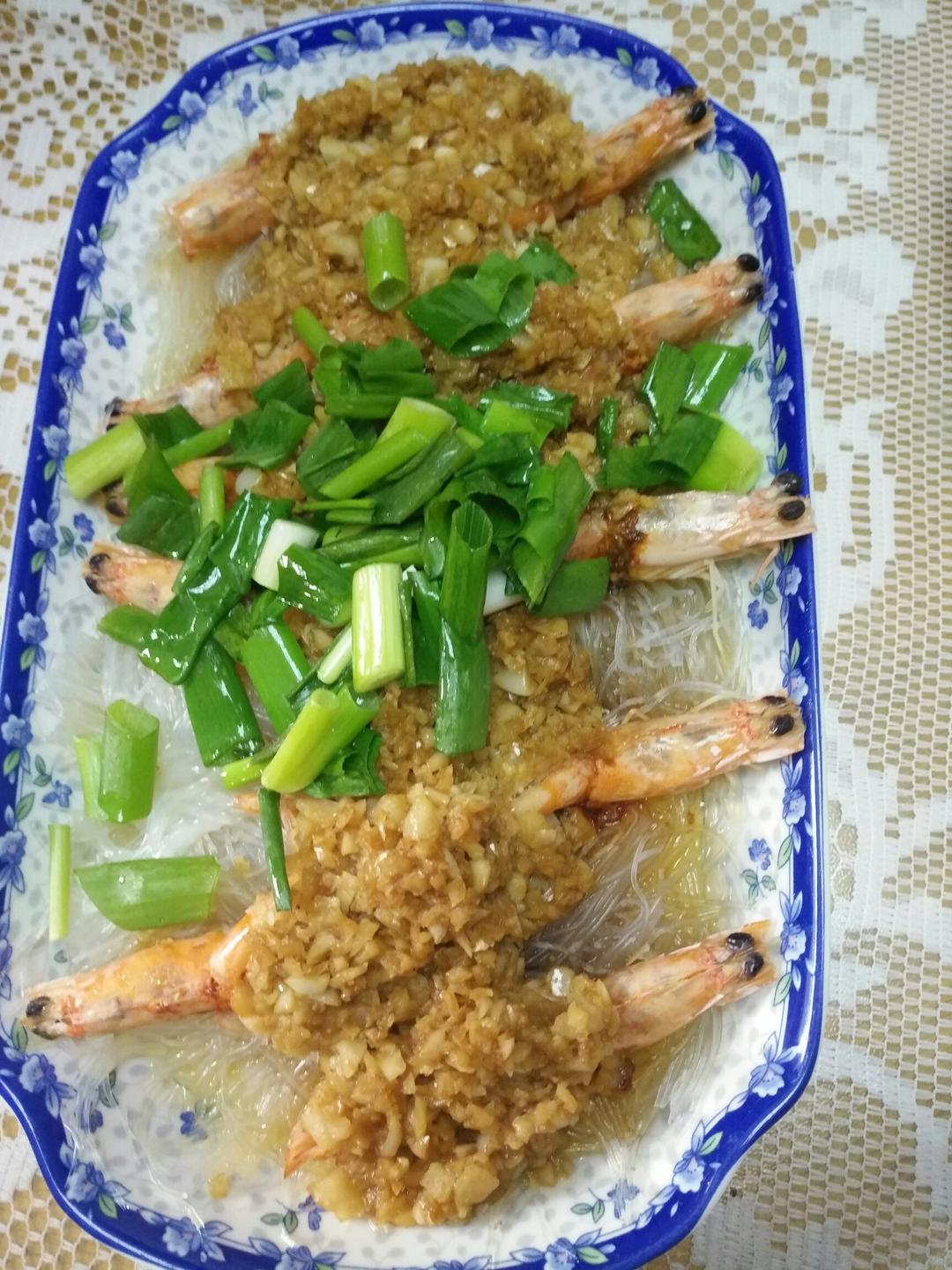 蒜蓉粉丝蒸虾