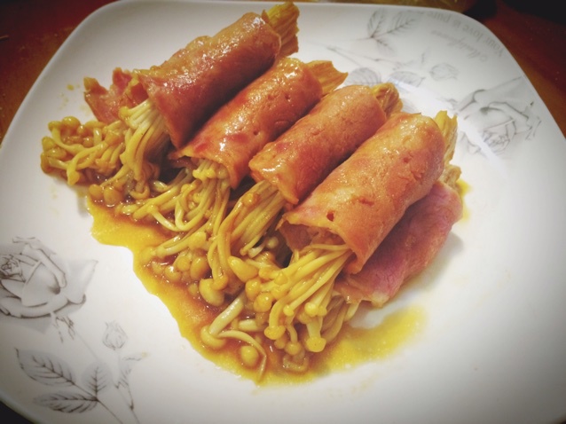 金针菇培根卷