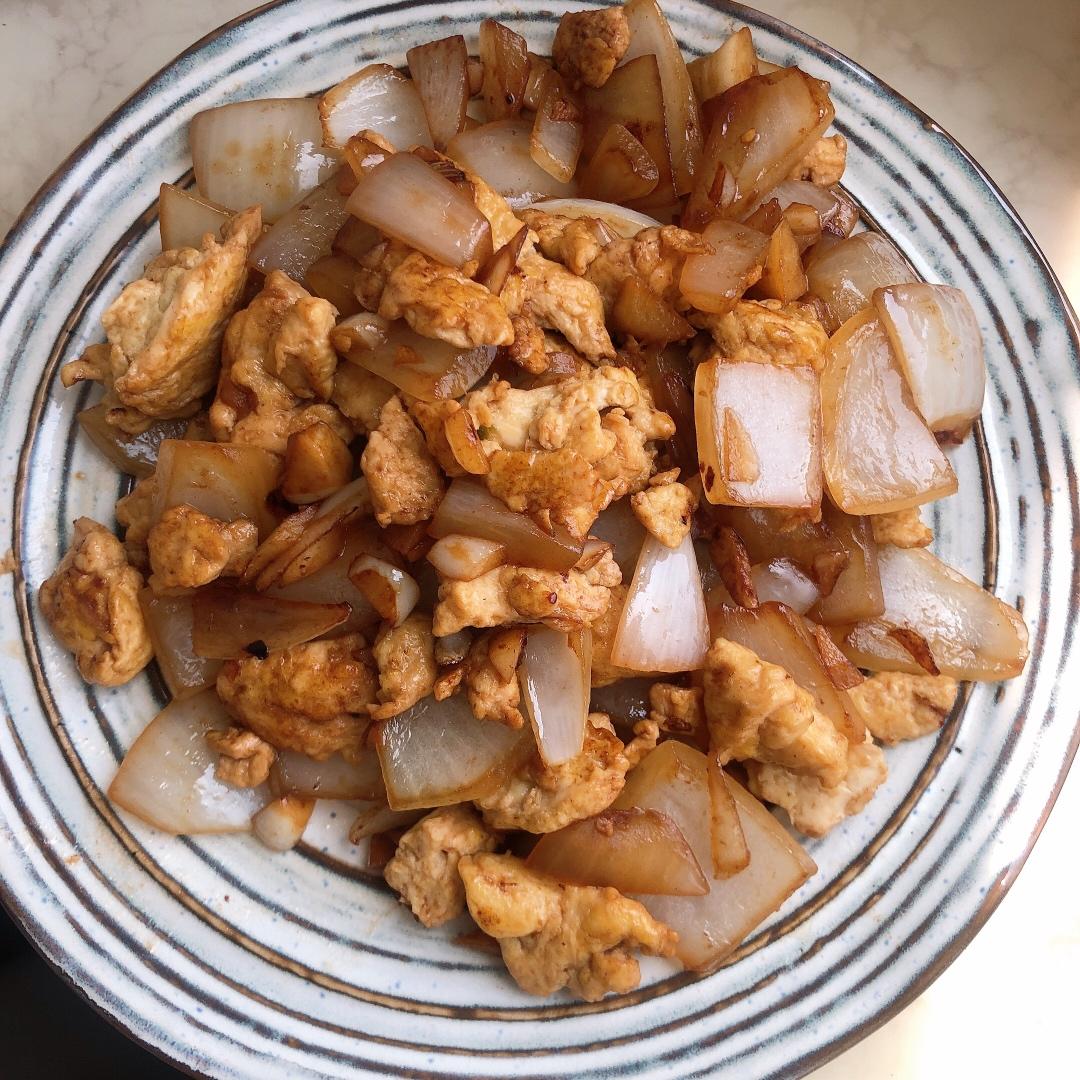 从来没吃过这么嫩滑的洋葱炒鸡蛋🐔🍳