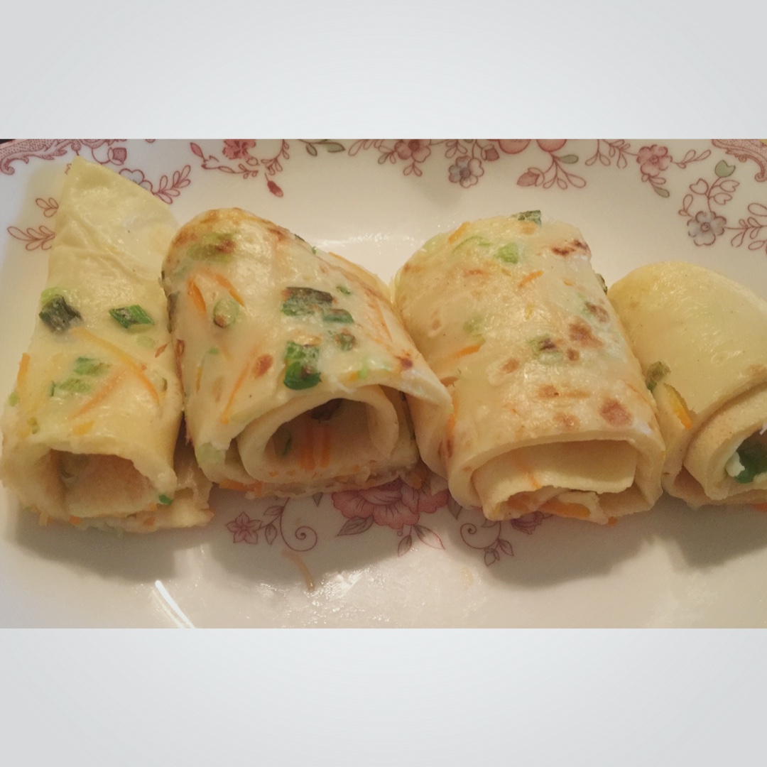 香葱鸡蛋饼