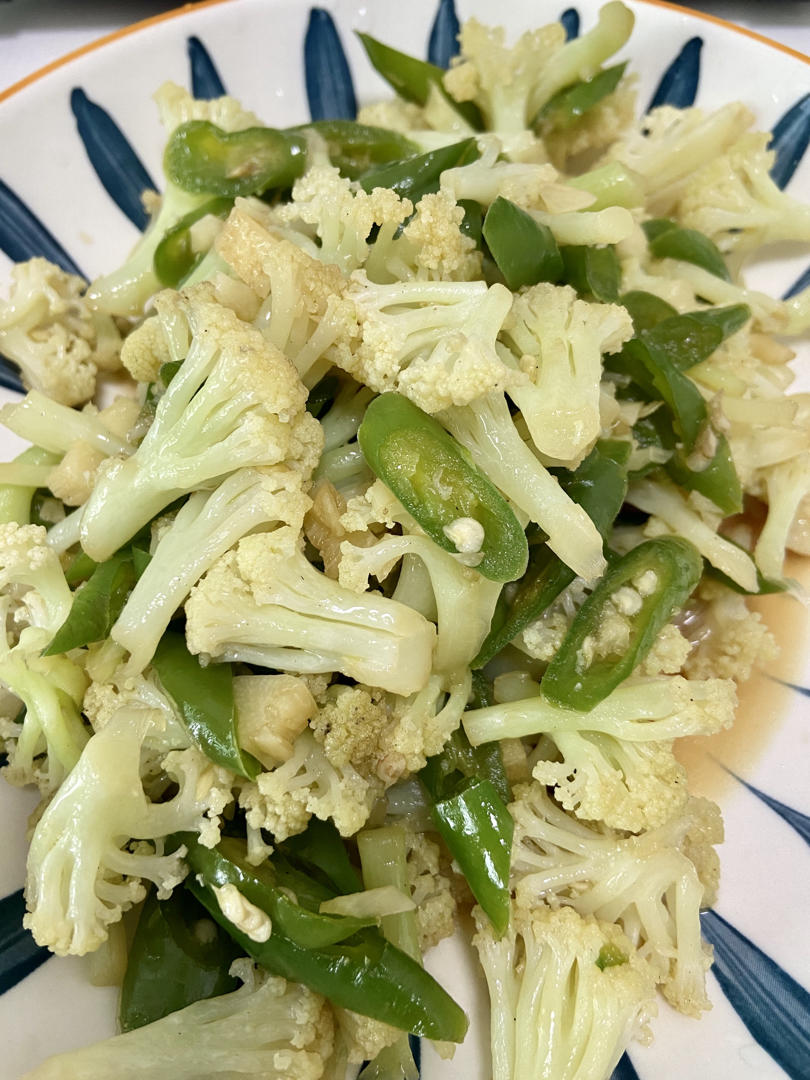 素炒松花菜
