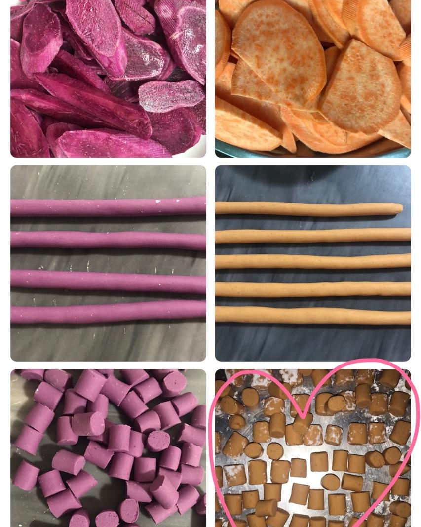 自制三色芋圆1⃣️（附上窍门详细比例）