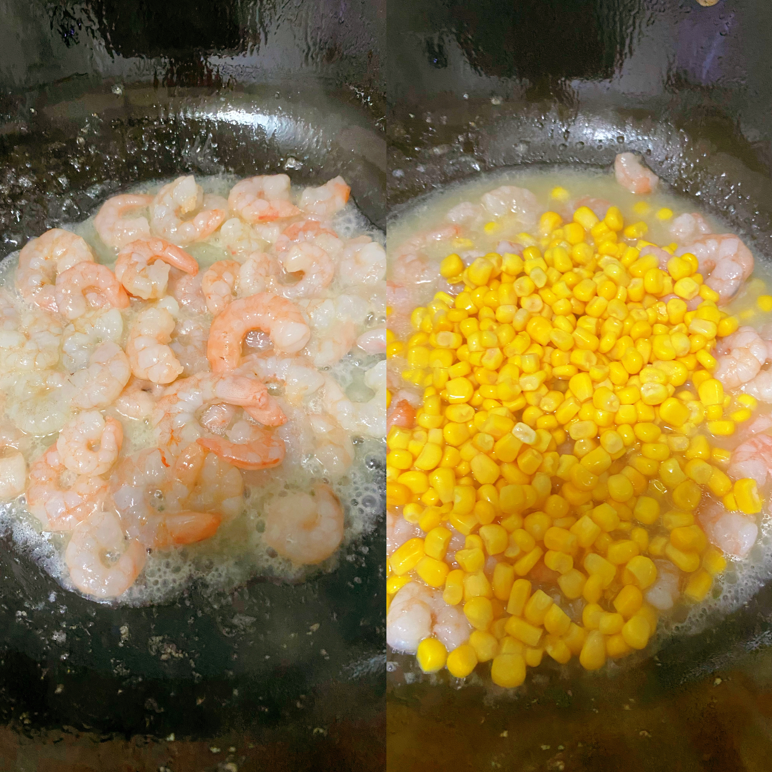 甜玉米粒虾仁的做法 步骤2