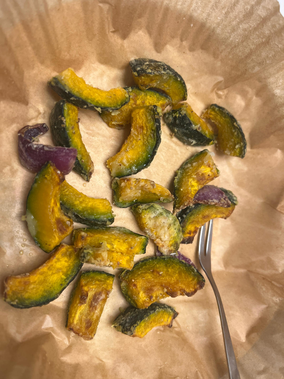 空气炸锅烤南瓜的做法