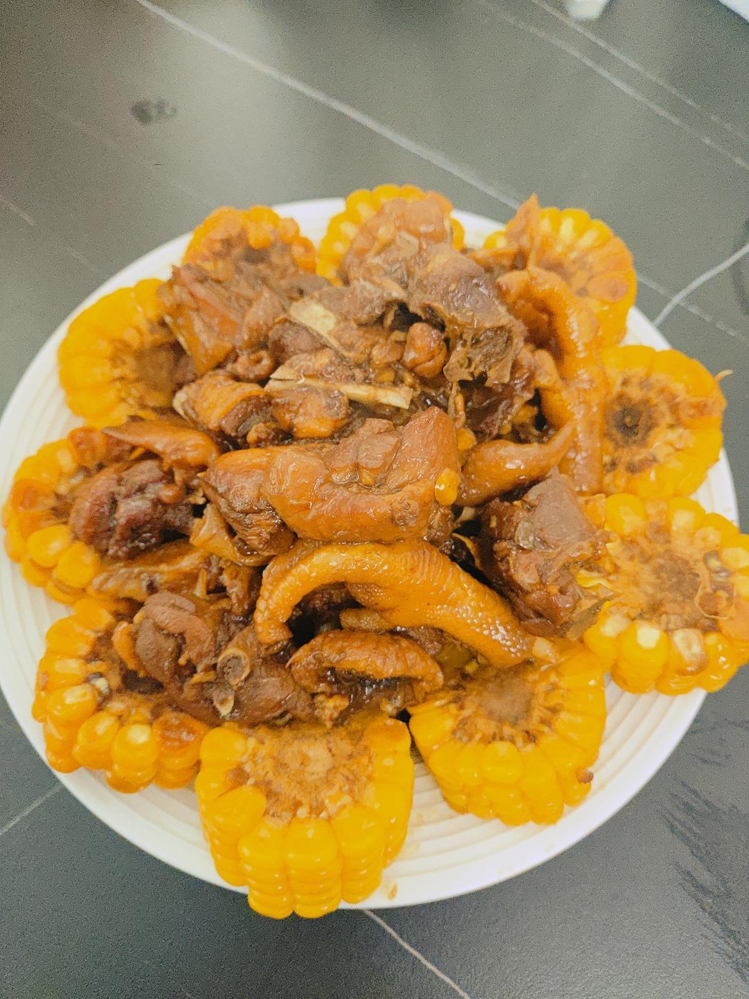 葱油焖鸡