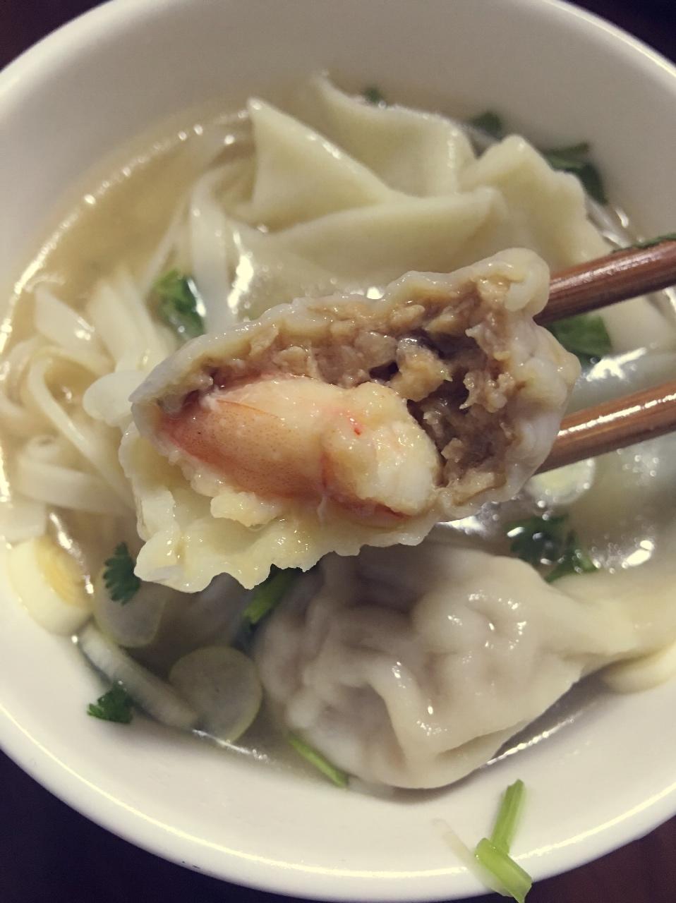 鸡汤馄饨面