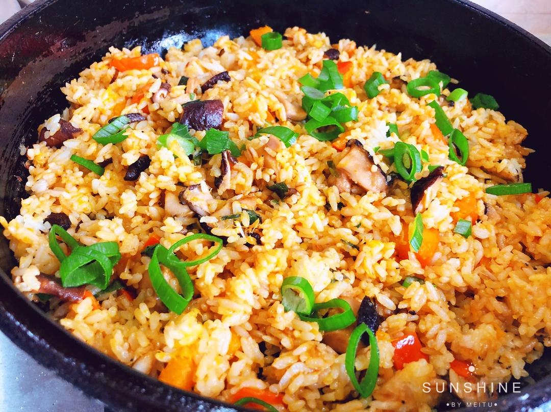 美味到不行的南瓜饭