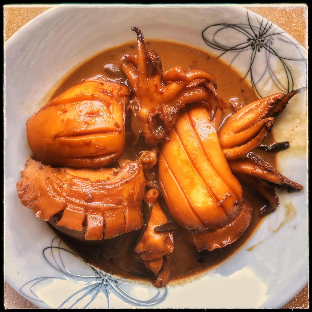 本帮菜硬菜墨鱼大烤（墨鱼烧肉烧蛋）