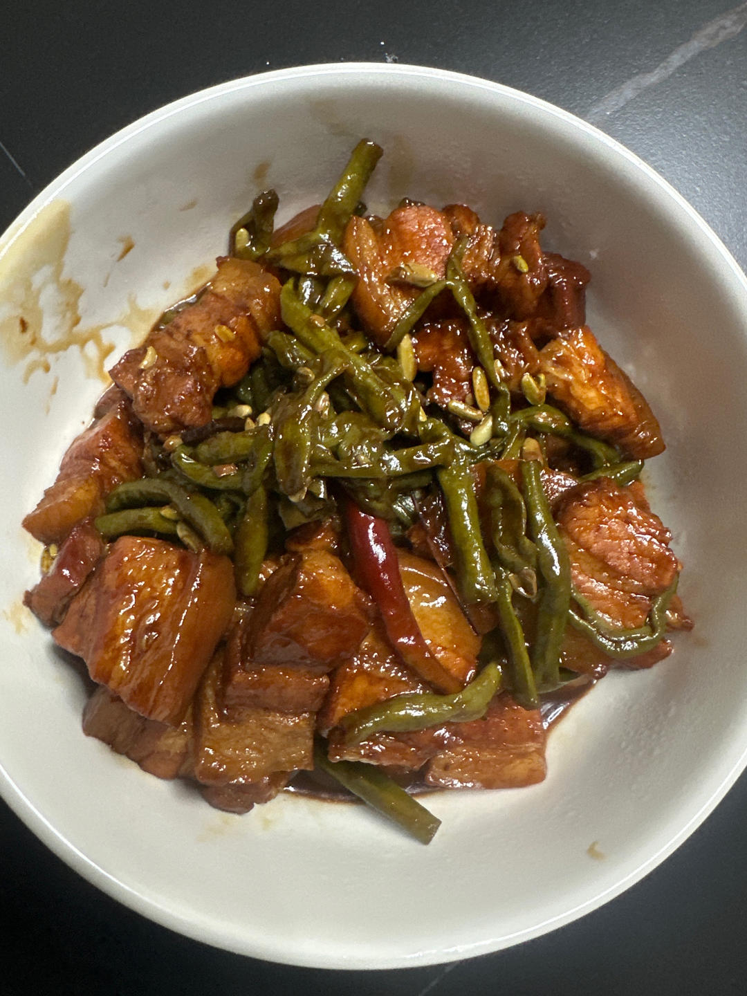 红烧肉炖豆角（绝对下饭）