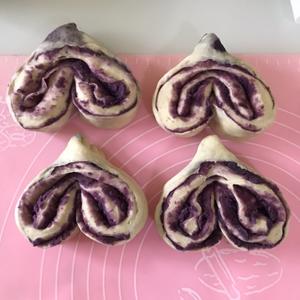 紫薯爱心面包（免揉）的做法 步骤11