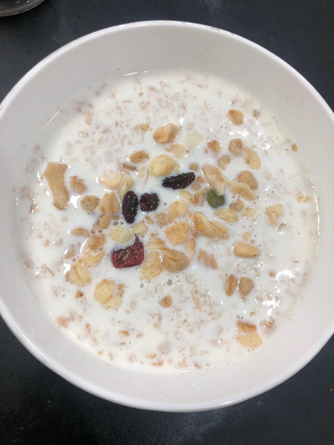 牛奶燕麦