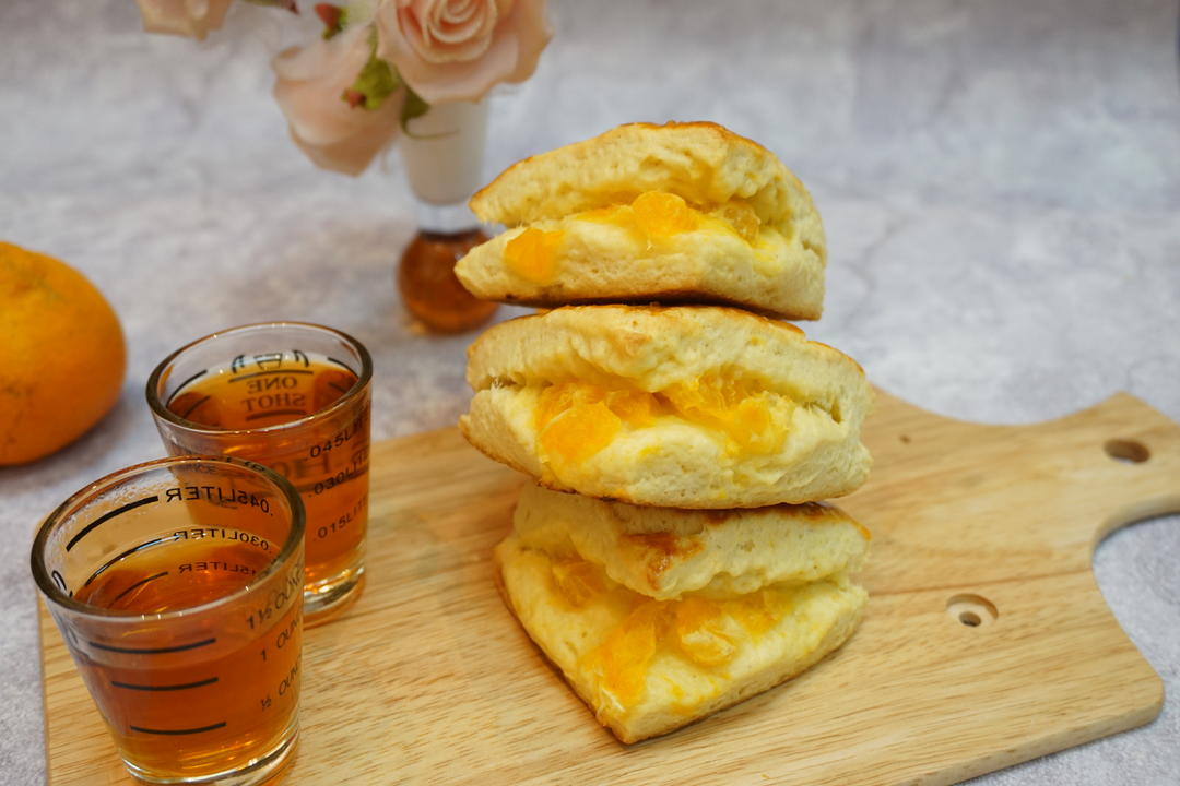 特别清新的橘子司康的做法