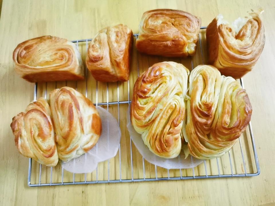 手撕丹麦面包 手撕包 （丹麦手动开酥笔记）