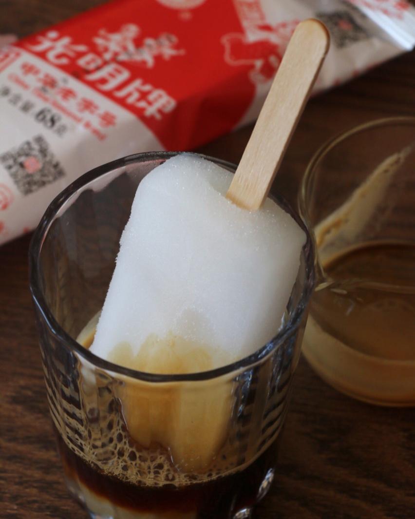 楼下杂货店的盐水棒冰Affogato