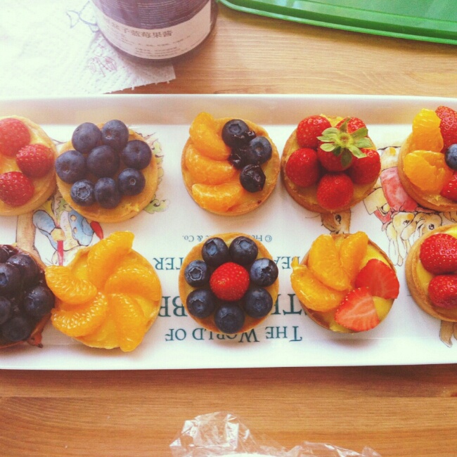 vivian kwong做的缤纷水果塔