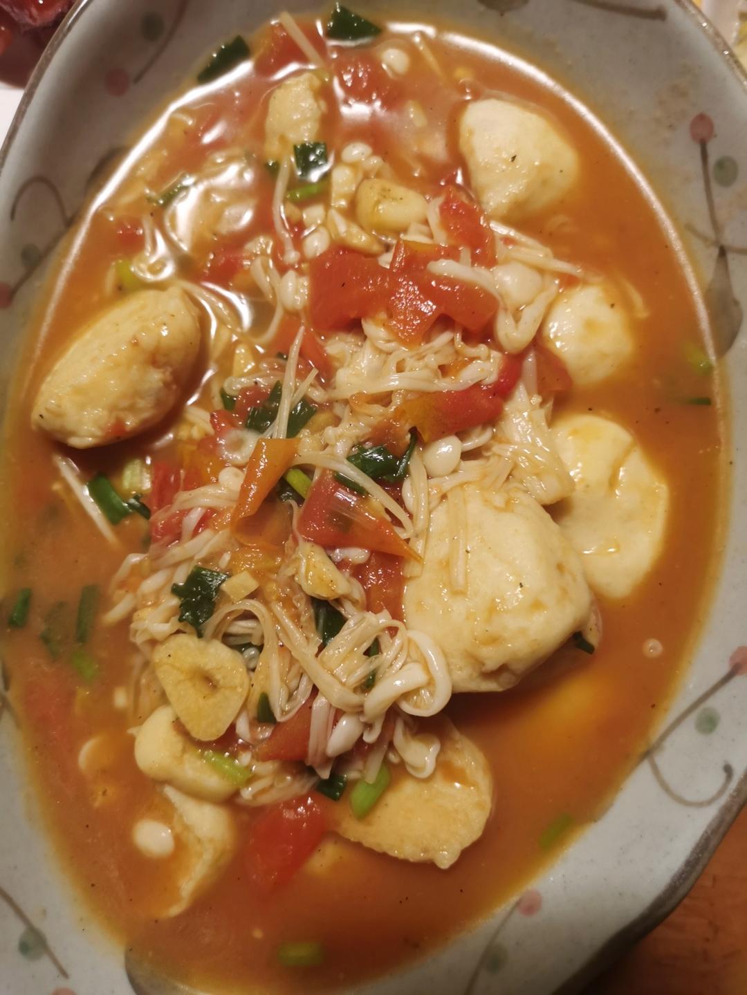 番茄鱼丸