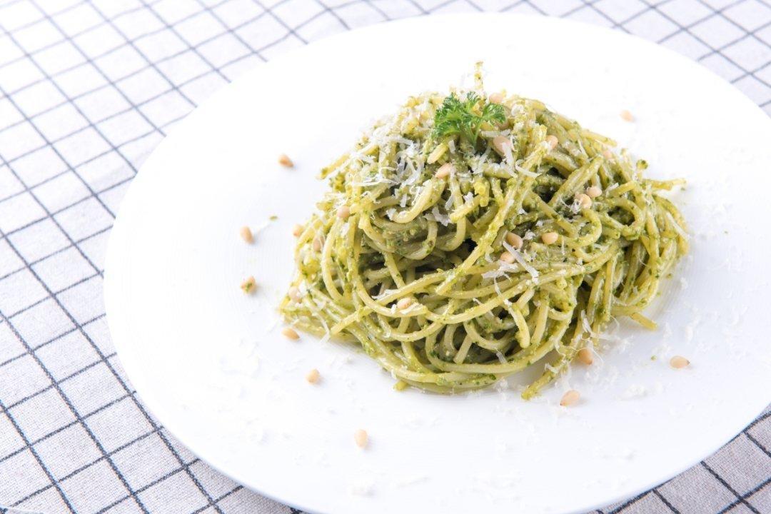 罗勒青酱意面