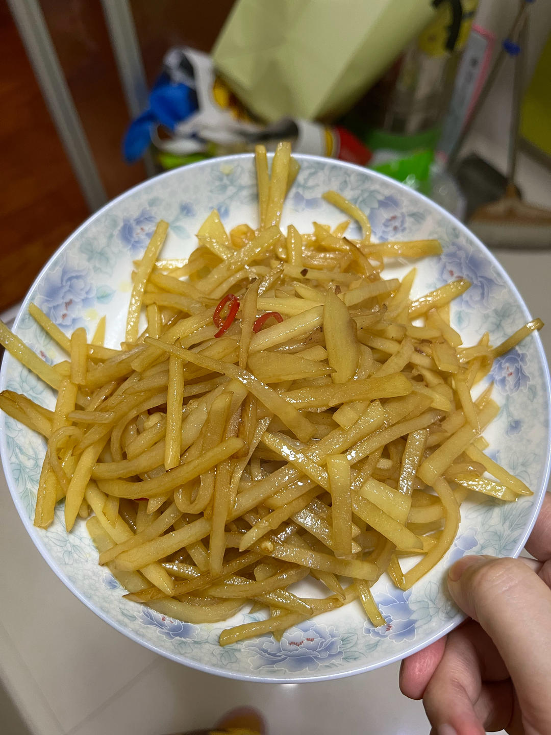 酸辣土豆丝的家常做法 超级下饭