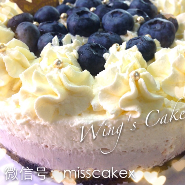 蓝莓芝士慕斯蛋糕