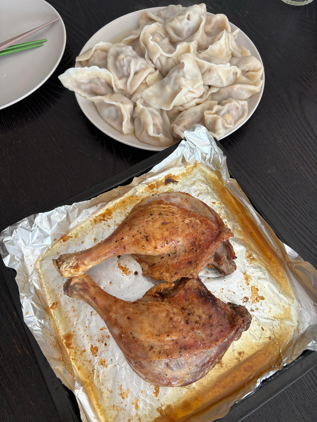 无油！脆皮烤鸭腿/超简单——健康低卡