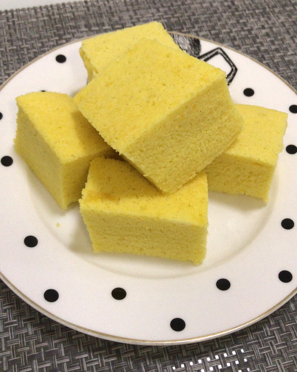 蒸玉米粉蛋糕