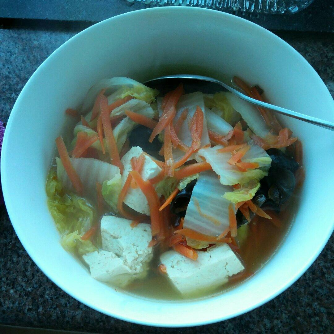 豆腐木耳素汤