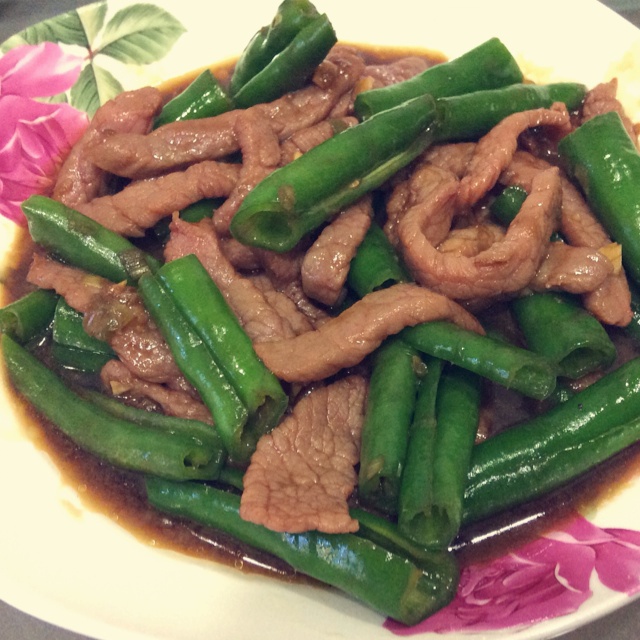 青椒牛柳