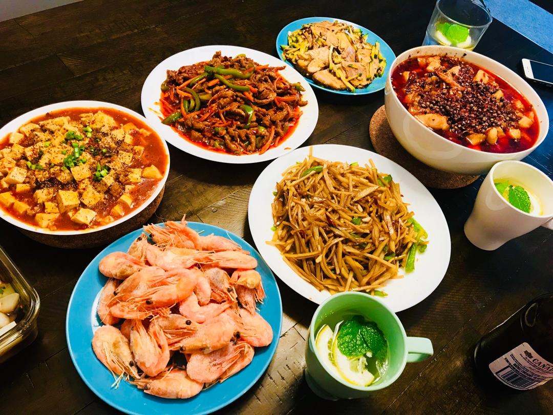 rulu做的周末聚餐