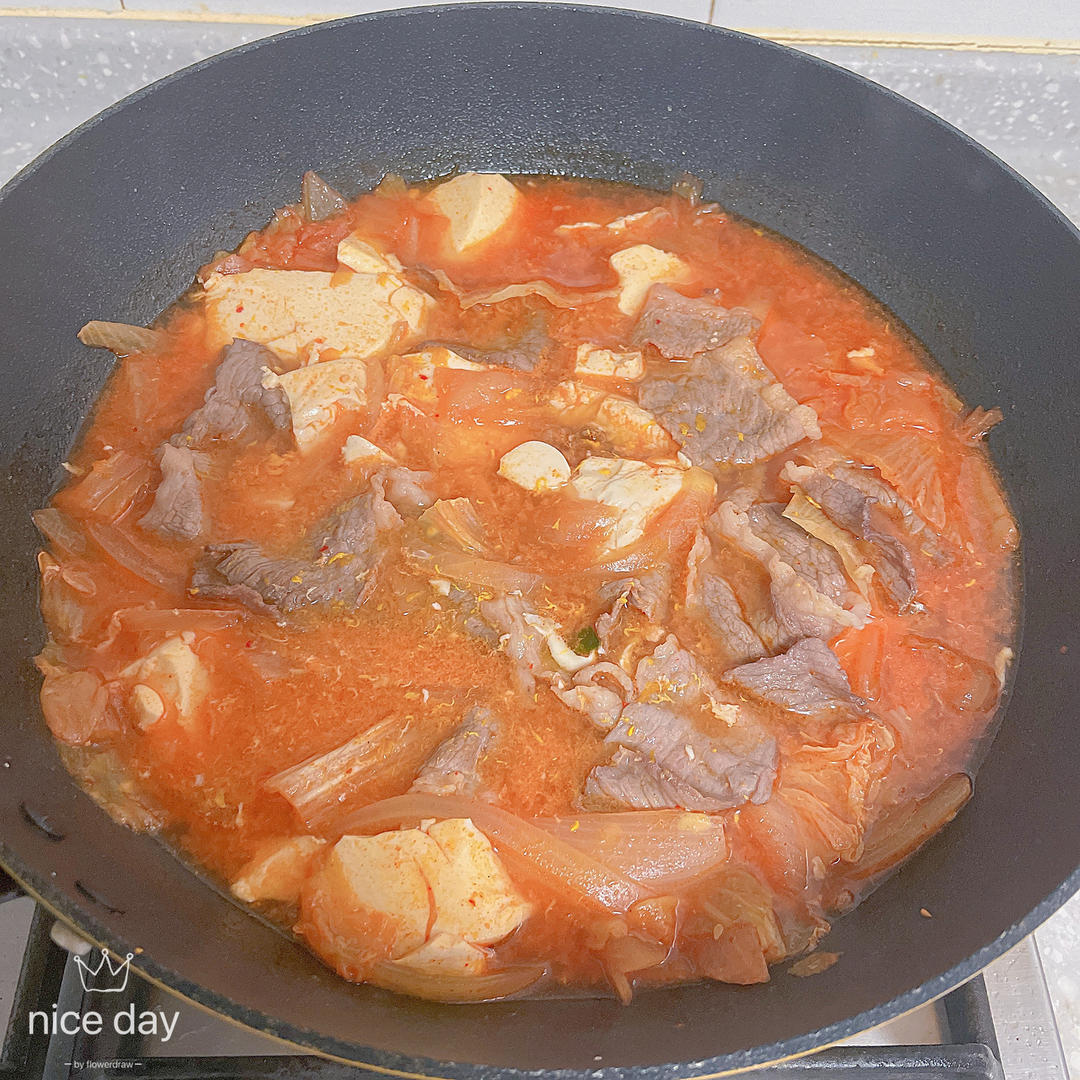 韩国大妈亲授— 韩式泡菜豆腐汤