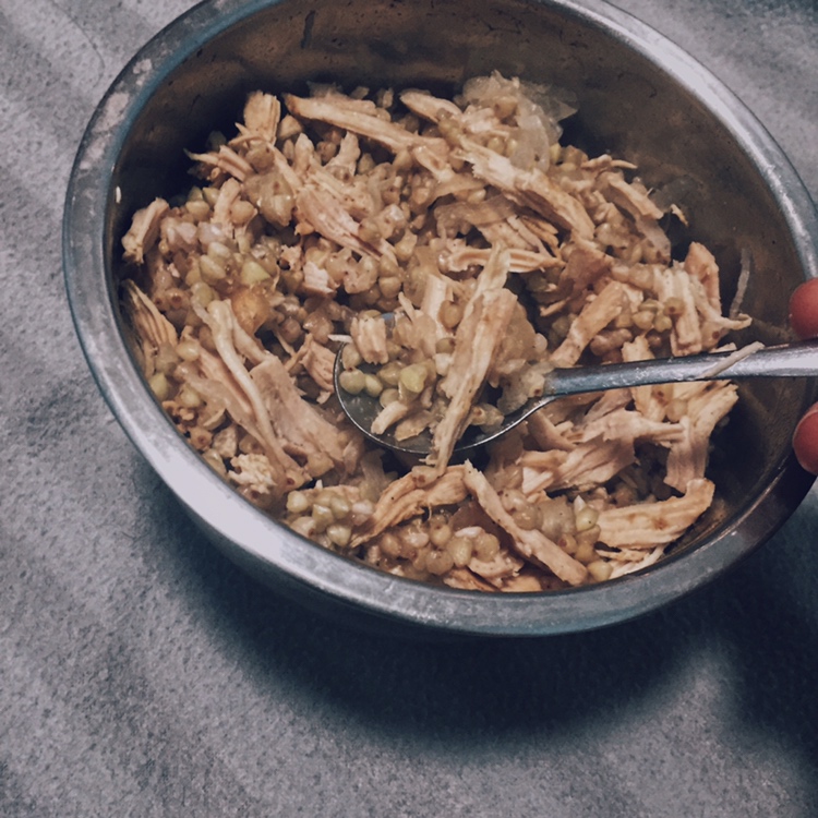 鸡胸杂蔬荞麦蒸饭的做法