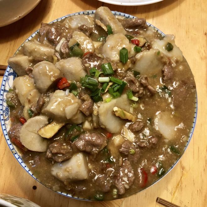 芋子牛肉-超下饭闽北菜的做法