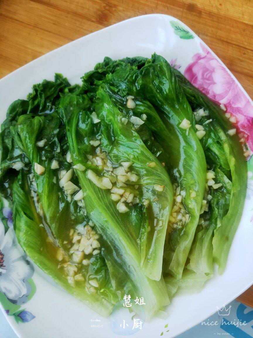 白灼生菜