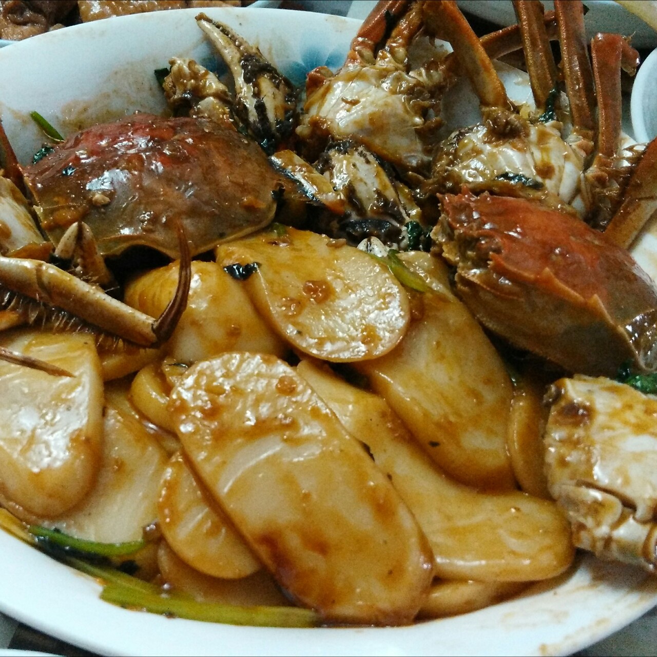 毛蟹炒年糕