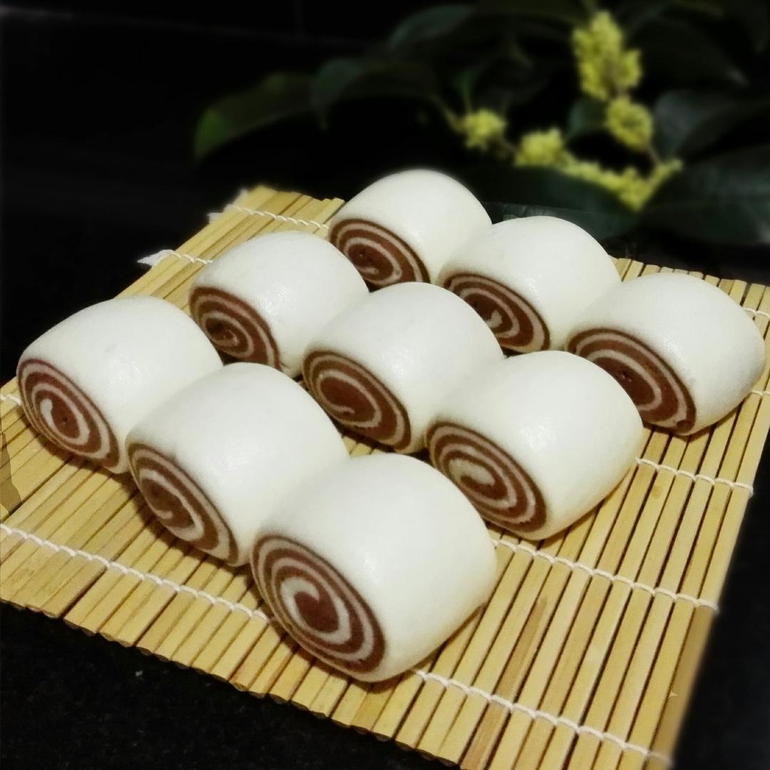 艾欣jj做的双色刀切馒头