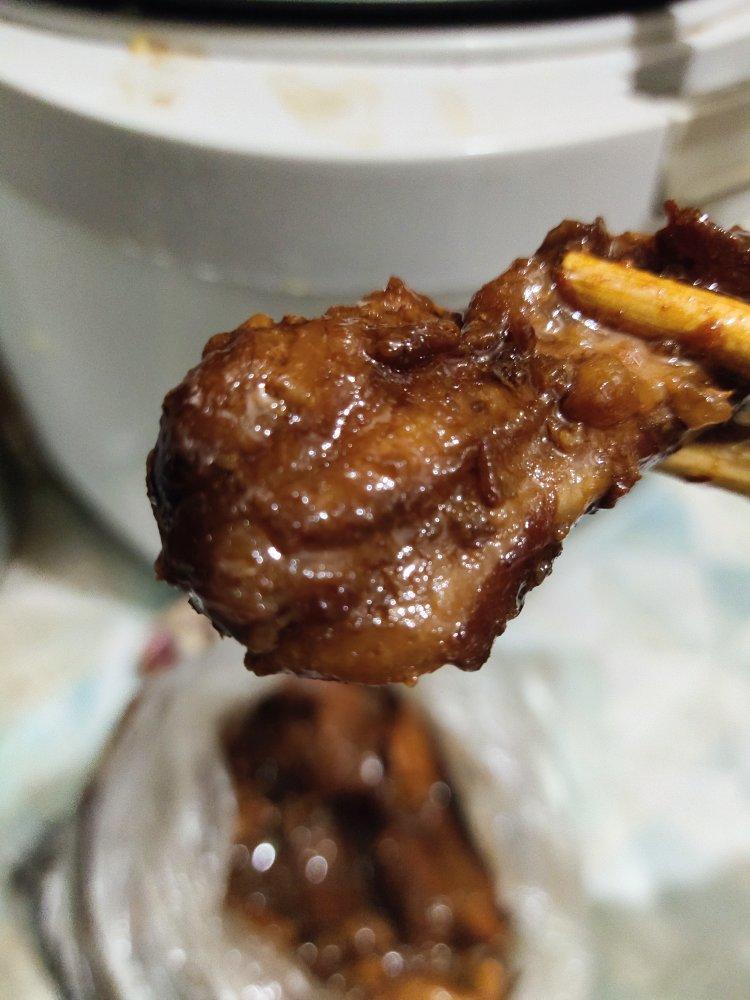 蜜汁排骨  电饭锅 这个色泽真是爱了